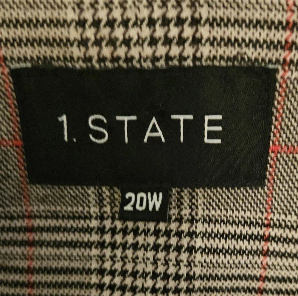 1. State Women's Brown Plaid Blazer - Picture 3 of 6